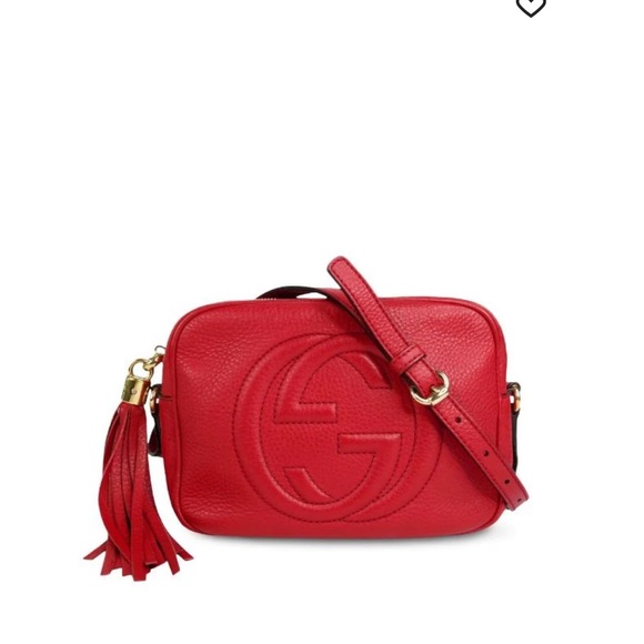 Gucci Handbags - Red Gucci Disco Crossbody